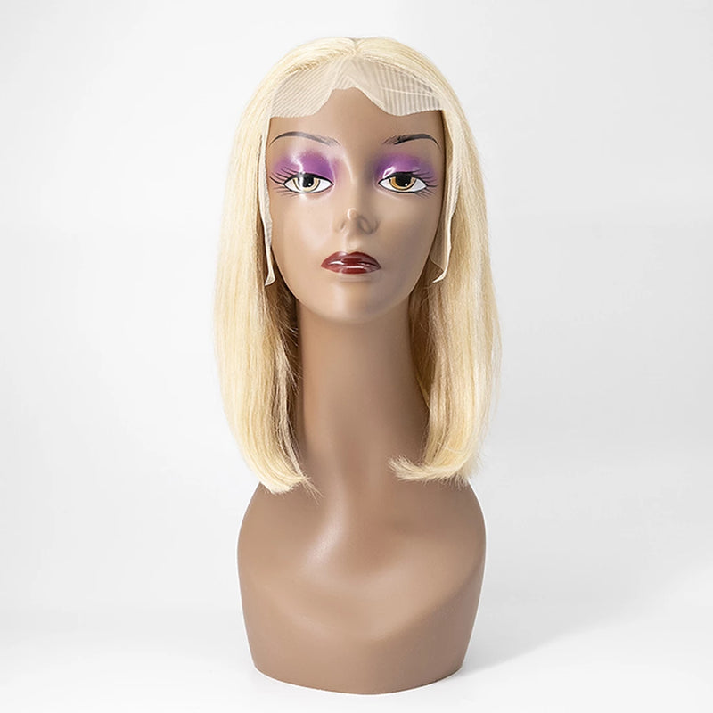 10-14 Inch Pre-Plucked 13"x4" Lace Front #613 Straight Bob Wig 150% Density (T) 43