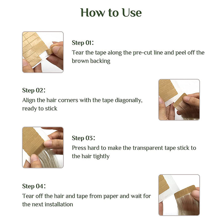 (48 Tabs) Double Sided Tape Tabs For Re-applications