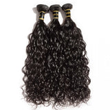 10A 10"/12"/14" Virgin Hair Natural Wavy 3 Bundles Sample (T) 52