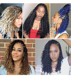 8 Pack Bohomian Box Braid Crochet Synthetic Braiding Hair