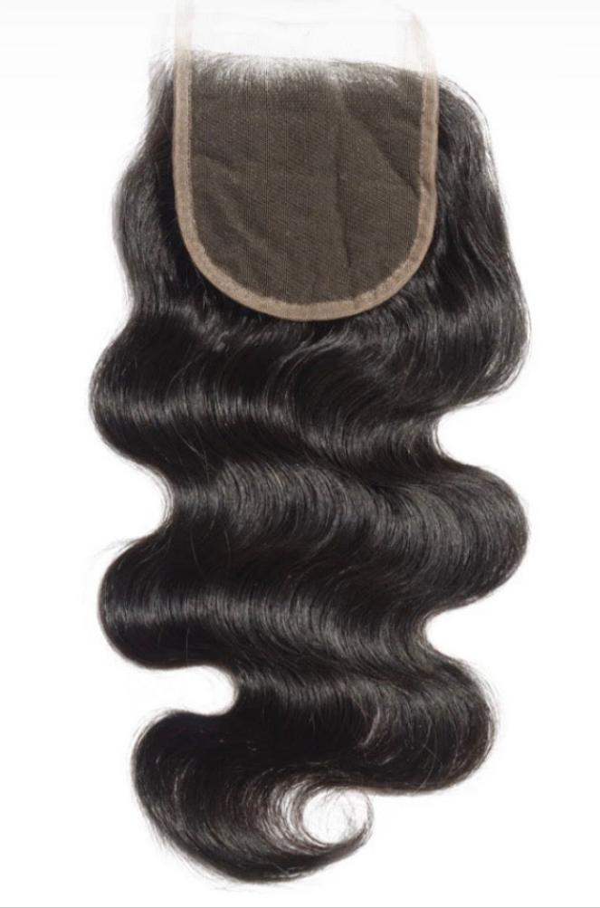 10-20 Inch 4.5" x 4.5" Upgrade Body Wavy Free Parted Lace Closure #1B Natural Black
(T) 45