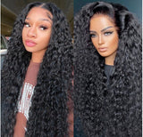 Beauty Is Key Boutique Deep Wave Glueless Wig Brazilian Curly Human Hair Wigs Pre Plucked With Baby Hair 13x6 13x4 Lace Frontal Wig