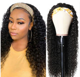 Beauty Is Key Boutique Jerry Curly Wig Headband Wig Glueless Wig Human Hair Wigs Natural Looking