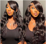 Beauty Is Key Boutique Real Glueless Body Wave 13x4 HD Lace Frontal Human Hair Wigs HD 5x5 Lace Closure Wig