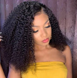 Beauty Is Key Boutique Glueless Side Part Kinky Curly Wig T Part Human Hair Lace Wig Beginner Friendly Wear and Go Wig