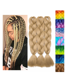 Jumbo Braiding Hair Synthetic Salon Crochet Braids Ombre for Twist Hair Extensions 24