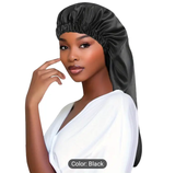 Long Satin Bonnets (long hair/braids) with Business Logo