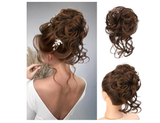 Messy Buns: scrunchie waves