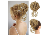 Messy Buns: scrunchie waves