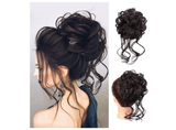 Messy Buns: scrunchie waves