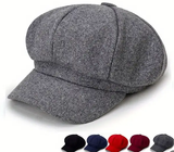 Solid Color Newsboy Cap: Fashionable & Elegant