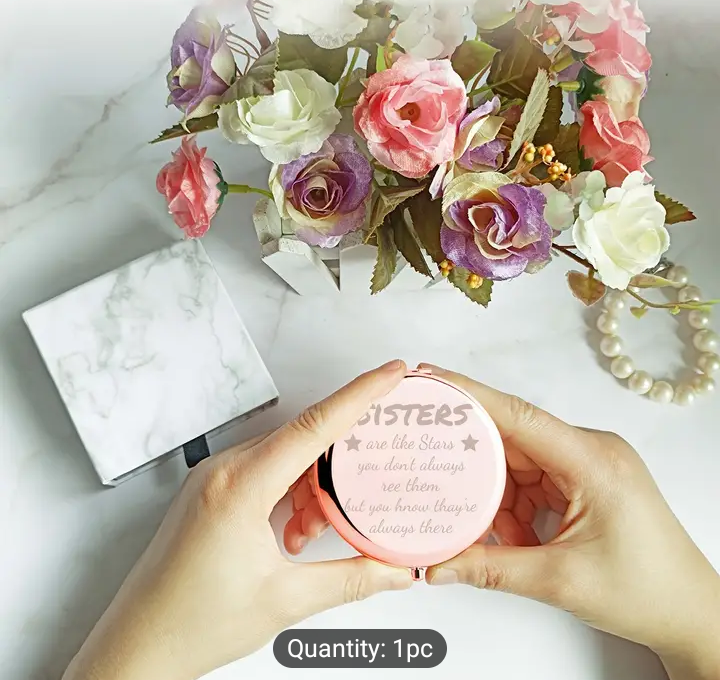 Gift for Best Friends, I Love You Compact Mirror