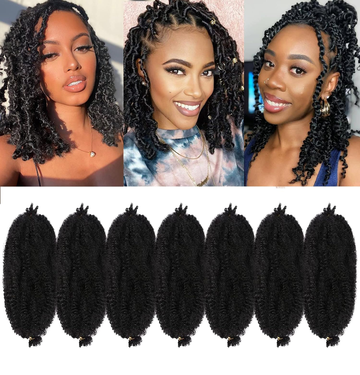 Marley Twist Braiding Hair 14 Inch 7 Packs
