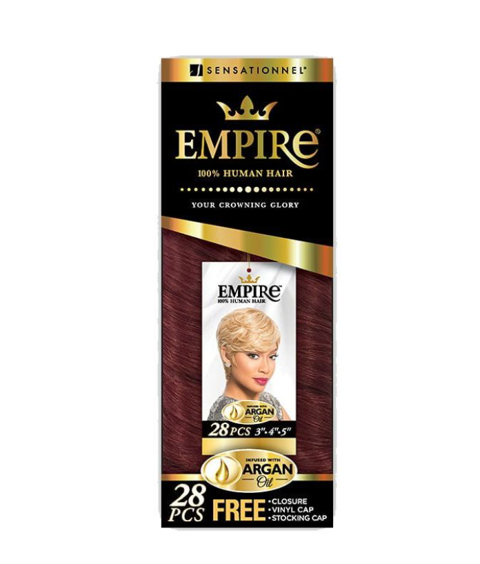 Sensationnel Empire 100% Human Hair Weave 28 PCS