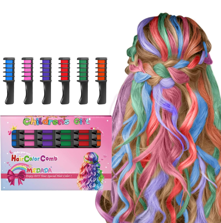 Hair Chalk Comb Temporary Hair Color Dye
