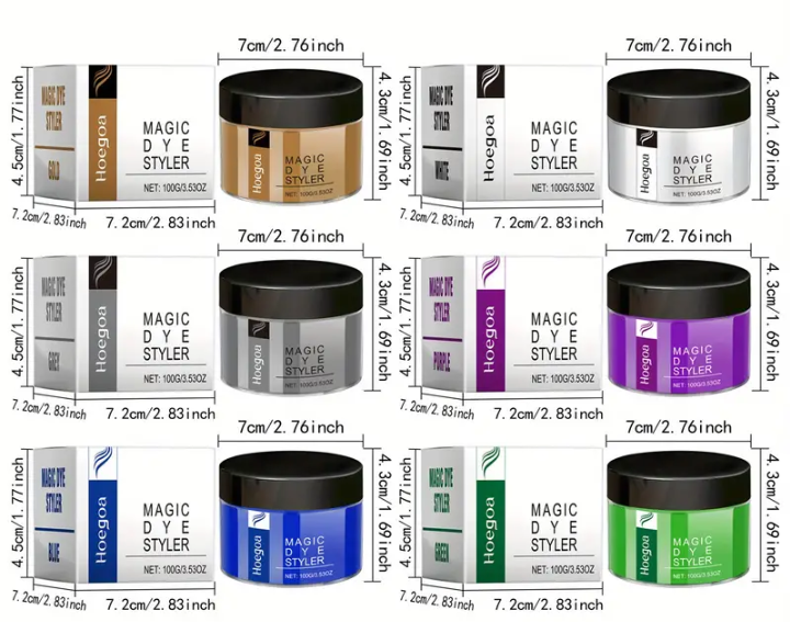 Vibrant Herbal Hair Color Wax - Gentle, Moisturizing & Easy-To-Apply For All Hair Types