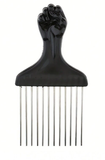 Stainless Steel Hair Salon Pick Combs - Professional Styling Tool For Curly, Thick, Tangled Hair