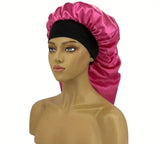 Long Satin Bonnets With Logos