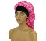 Long Satin Bonnets With Logos