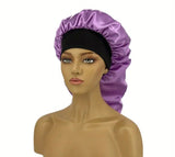 Long Satin Bonnets With Logos