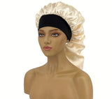 Long Satin Bonnets With Logos