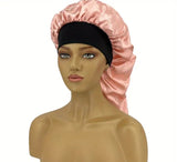 Long Satin Bonnets With Logos