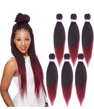 Pre Stretched Braiding Hair 20 Inch 8 Packs Yaki Synthetic Professional Braiding Hair Extensions for Crochet Braids Twist Hair