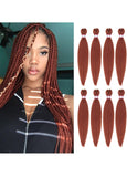 Pre Stretched Braiding Hair 20 Inch 8 Packs Yaki Synthetic Professional Braiding Hair Extensions for Crochet Braids Twist Hair