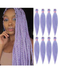 Pre Stretched Braiding Hair 20 Inch 8 Packs Yaki Synthetic Professional Braiding Hair Extensions for Crochet Braids Twist Hair