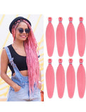 Pre Stretched Braiding Hair 20 Inch 8 Packs Yaki Synthetic Professional Braiding Hair Extensions for Crochet Braids Twist Hair