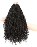 8 Pack Bohomian Box Braid Crochet Synthetic Braiding Hair