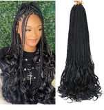 8 Pack French Curl Crochet Braids Hair