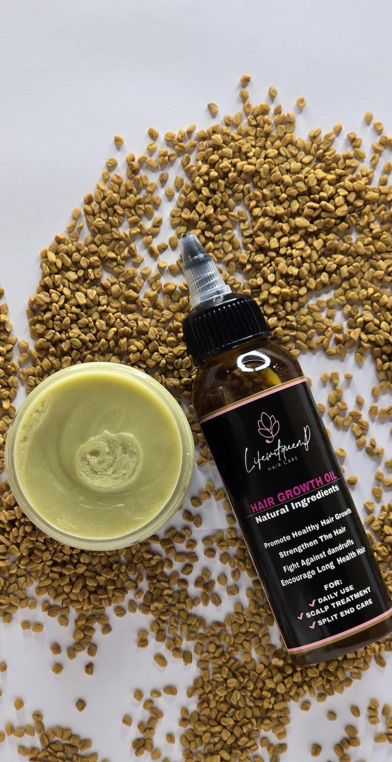 Strengthen & Anti Breakage Combos - Moisturing Hair Butter +Hair Grow Oil