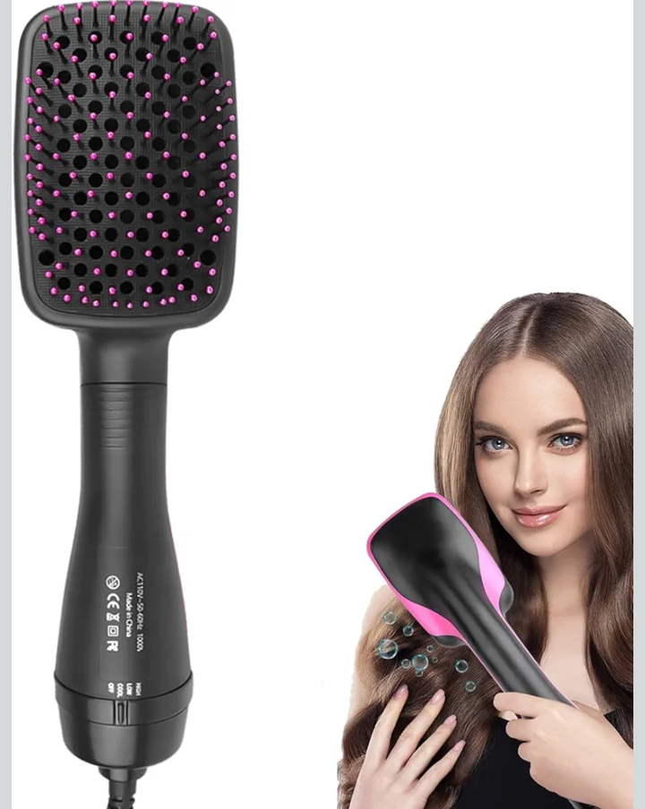 3 in 1 One Step Hair Dryer and Styler, Negative Ion Hair Straightener Hot Air Styling Tool for Straightening Drying Smoothing