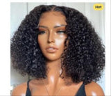 5x5 Kinky Curly Black Wig (T) 122