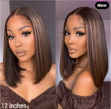 Chestnut Brown Highlighted Wig (T) 171