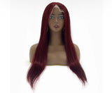 Burgandy 13x4 Lacefront Wig (T) 169