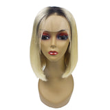 #1B/613 Bob Style Lace Wig (A) 5