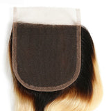 #1B613 Body Wave 4x4 Human Hair Blonde Closure (A) 7