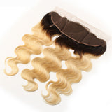 #1B613 Body Wave 13x4 Human Hair Blonde Frontal (A) 6