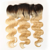 #1B613 Body Wave 13x4 Human Hair Blonde Frontal (A) 6