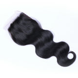 Body Wave 4x4 Virgin Human Hair Natural Black Closure (A) 154