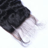 Deep Wave 4x4 Virgin Human Hair Natural Black Closure (A) 184