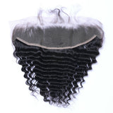 Deep Wave 13x4 Virgin Human Hair Natural Black Frontal (A) 183