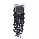 Natural Curly 4x4 Virgin Human Hair Natural Black Closure (A) 234