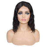 Bob Style Natural Wave Lace Wig Naturlal Black #1B (A) 146