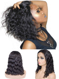 Bob Style Natural Wave Lace Wig Naturlal Black #1B (A) 146