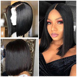 Bob Style Straight Lace Wig Naturlal Black #1B (A) 147