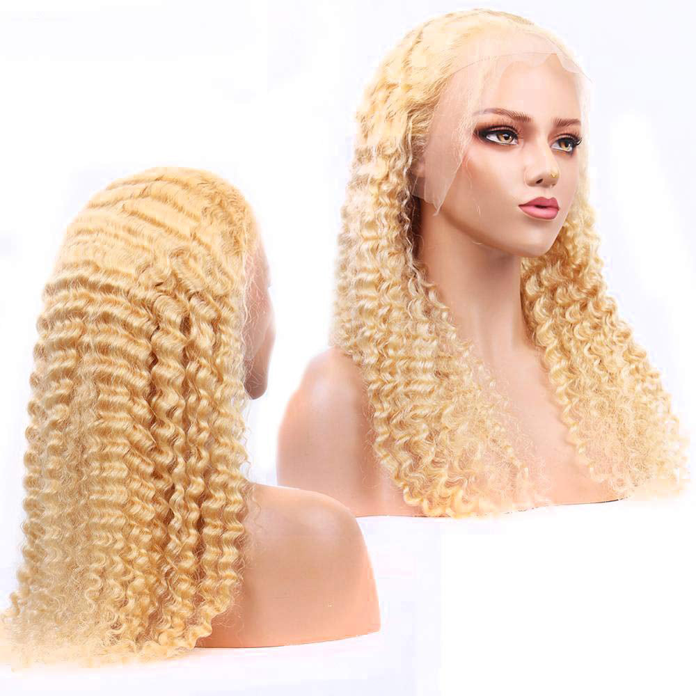 #613 Deep Wave 13x4  Transparent Frontal Lace Wig 180% Density (A) 20