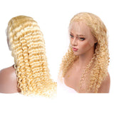 #613 Deep Wave 13x4  Transparent Frontal Lace Wig 180% Density (A) 20